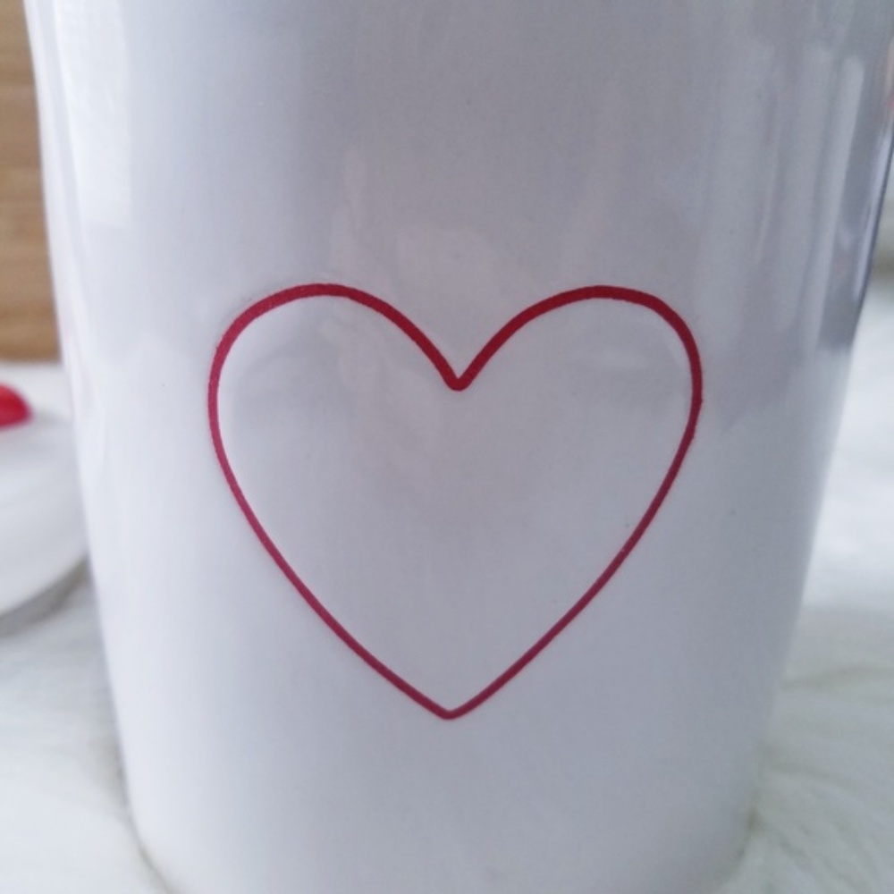 NWT Rae Dunn Red Heart Canister - Picture 3 of 8